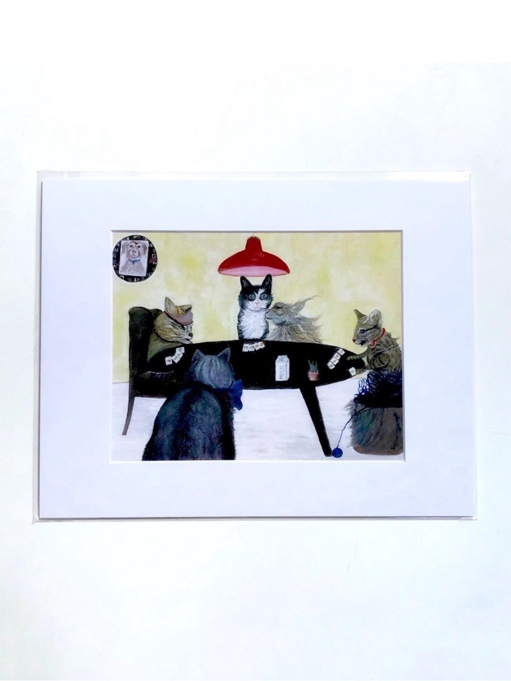 NWT Go Fish Signed Matted Art Print Original Art